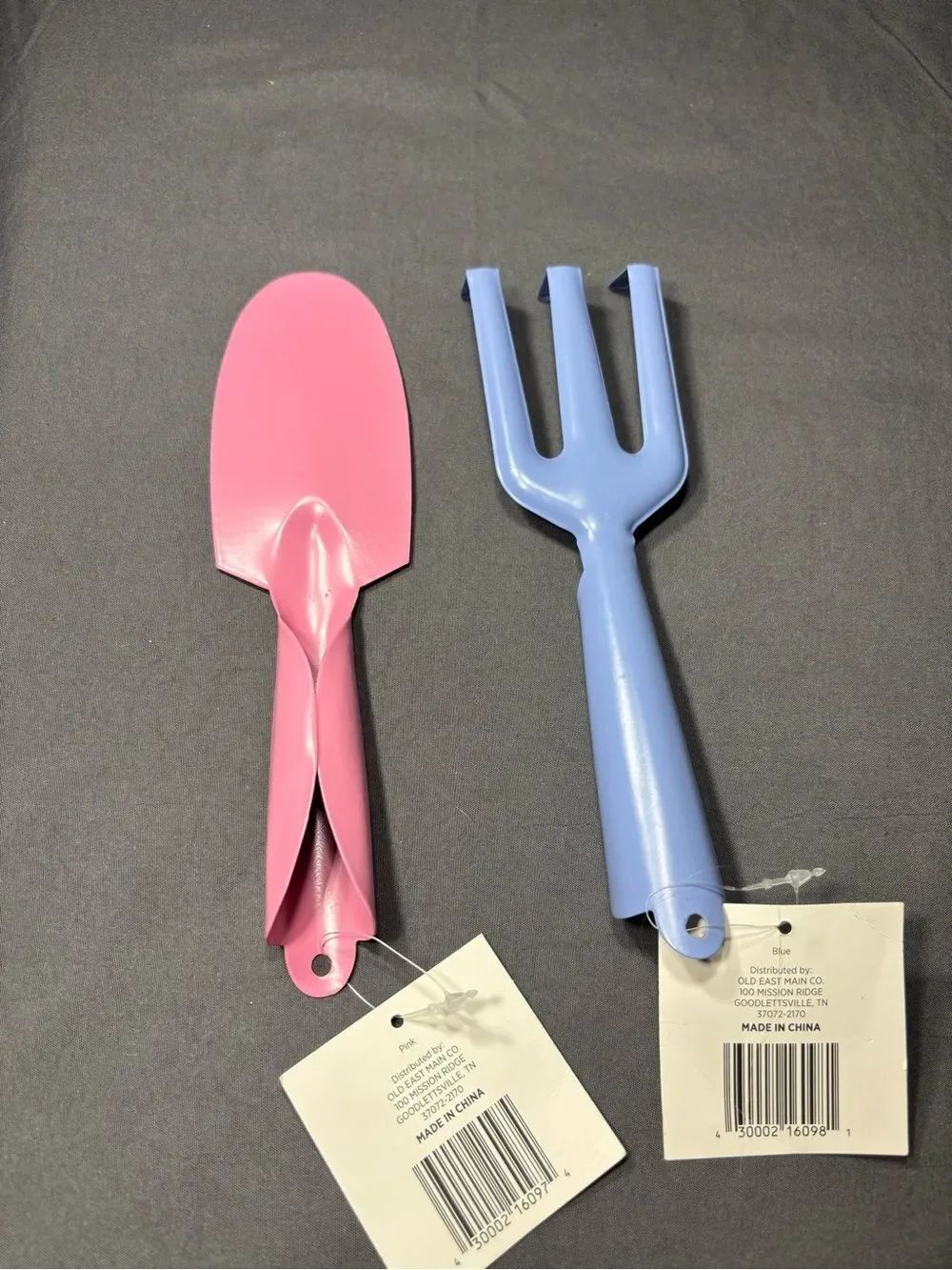 2 pc Set New Garden Trowel & Hand Rake Set Colors Vary